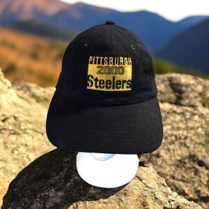 Vintage‎ 2000 Pittsburgh Steelers hat cap Adjustable Band Nissin Label